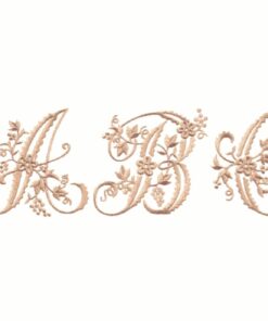 One-Color Antique 4" Alphabet