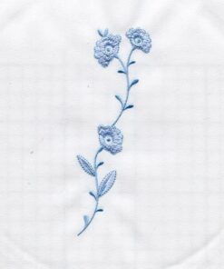 Alternative view of Rose Pillow with Wing Needle Work