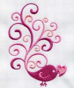 Love Bird & Snowdrop Flower Designs (January 2013 IEC Designs)