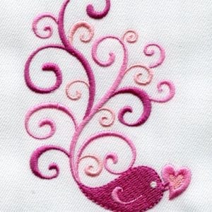 Love Bird & Snowdrop Flower Designs (January 2013 IEC Designs)