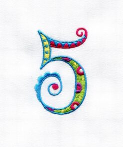 Zany Numbers & Special Characters in One-Color and Multi-Color Formats (February 2013 IEC Bonus Designs)