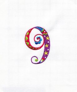 Zany Numbers & Special Characters in One-Color and Multi-Color Formats (February 2013 IEC Bonus Designs)