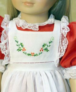 Holiday Dolly & Me Pinafore Dresses