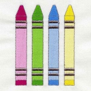 Back to School Embroidery