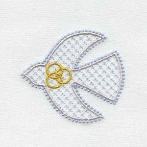 Louis Vuitton flower logo embroidery design for machine