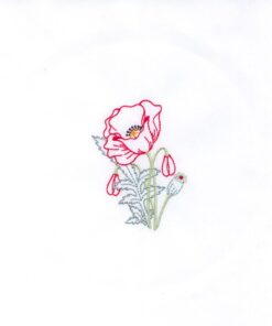 Poppy and Floral Wreath
