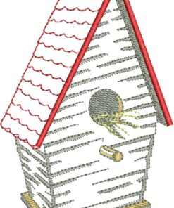 Adorable Bird and Coordinating Birdhouse