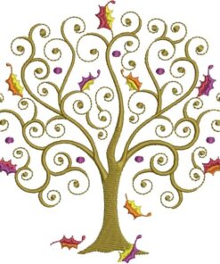 Swirly Tree and Corner Motif