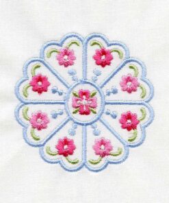 Bunny and Floral Medallion