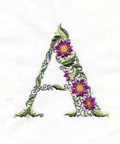 Woodland Floral Alphabet