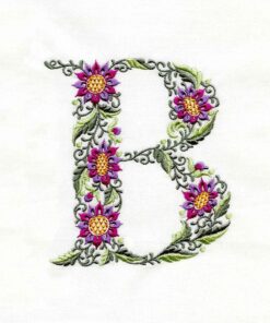 Woodland Floral Alphabet