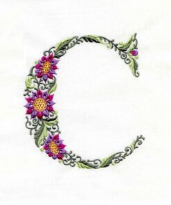 Woodland Floral Alphabet