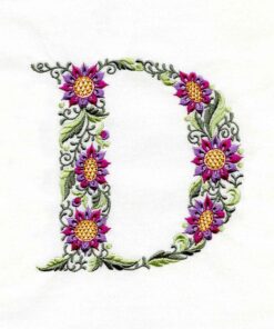 Woodland Floral Alphabet