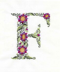 Woodland Floral Alphabet