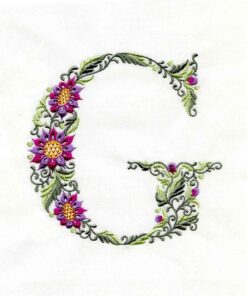 Woodland Floral Alphabet