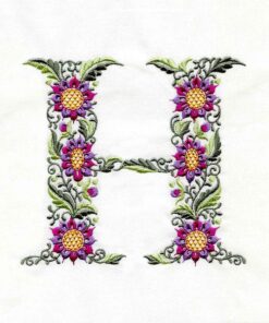 Woodland Floral Alphabet