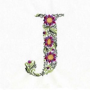 Woodland Floral Alphabet
