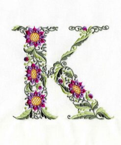 Woodland Floral Alphabet
