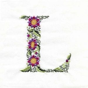 Woodland Floral Alphabet