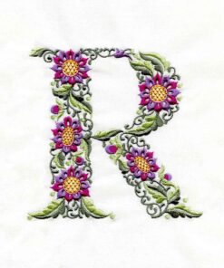 Woodland Floral Alphabet