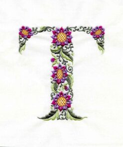 Woodland Floral Alphabet