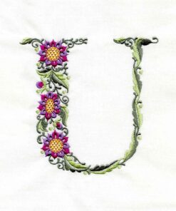 Woodland Floral Alphabet