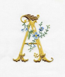 Fancy Floral Alphabet