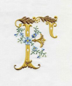 Fancy Floral Alphabet