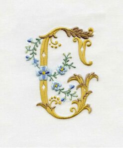 Fancy Floral Alphabet