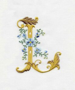 Fancy Floral Alphabet