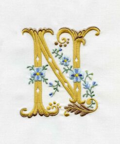 Fancy Floral Alphabet
