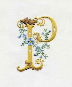 Fancy Floral Alphabet