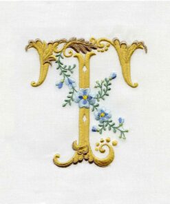 Fancy Floral Alphabet