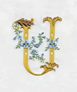 Fancy Floral Alphabet