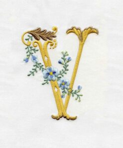 Fancy Floral Alphabet