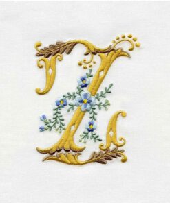 Fancy Floral Alphabet