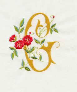 Floral Scroll Alphabet