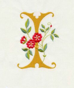 Floral Scroll Alphabet