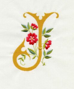 Floral Scroll Alphabet