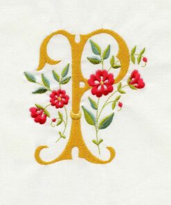 Floral Scroll Alphabet