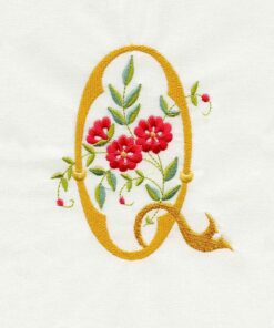 Floral Scroll Alphabet