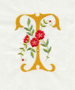 Floral Scroll Alphabet