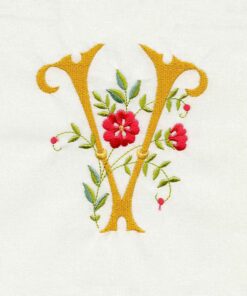 Floral Scroll Alphabet