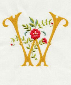 Floral Scroll Alphabet