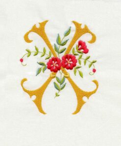 Floral Scroll Alphabet