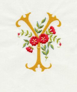 Floral Scroll Alphabet