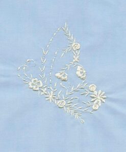 Whitework Flowers and Butterflies