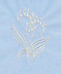 Whitework Flowers and Butterflies