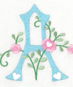 Sweetheart Alphabet: Floral Version