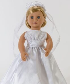 Mally Bridal Dress, Slip and Veil